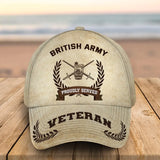 Personalized British Army Veteran Logo Custom Rank & Name 3D Printed AHVQ241689