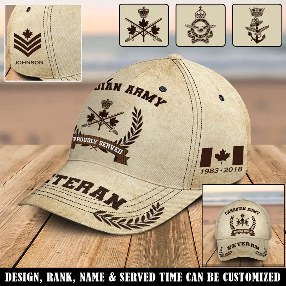 Personalized Australian Army Veteran Logo Custom Rank & Name 3D Printed AHVQ241689