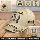 Personalized Australian Army Veteran Logo Custom Rank & Name 3D Printed AHVQ241689