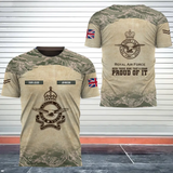Personalized UK Army Been There Done That & Damn Proud Of It UK Veteran 3D T-shirt Printed AHVQ241700