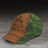 Personalized Canadian Army Been There Done That & Damn Proud Of It Canadian Veteran Cap 3D Printed KVH241716
