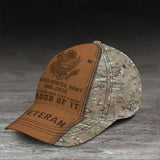 Personalized US Army Been There Done That & Damn Proud Of It US Veteran Cap 3D Printed KVH241716