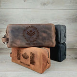 Personalized Canadian Veteran Canada Flag Custom Name & Time Retro Toiletry Bag Printed AHHN241714