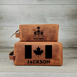 Personalized Canadian Veteran Logo Custom Name & Time Retro Toiletry Bag Printed QTKH241712