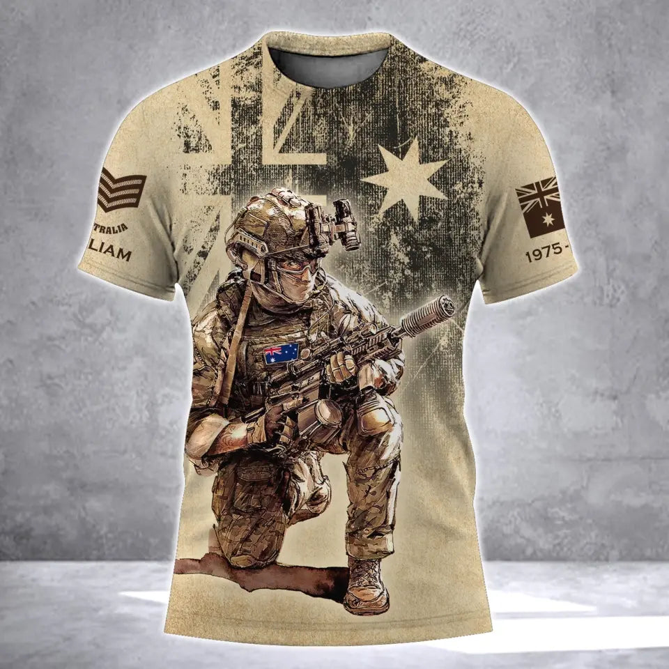 Personalized Australian Army Been There Done That & Damn Proud Of It 3D T-shirt Printed AHVA241713