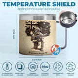 Personalized Australian Army Veteran Been There Done That & Damn Proud Of It Coffee Cup Printed AHVQ241737