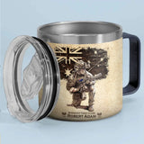 Personalized Australian Army Veteran Been There Done That & Damn Proud Of It Coffee Cup Printed AHVQ241737