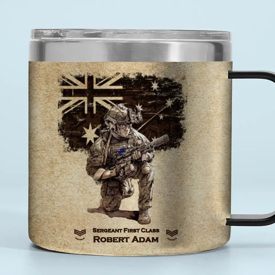 Personalized Australian Army Veteran Been There Done That & Damn Proud Of It Coffee Cup Printed AHVQ241737