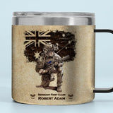 Personalized Australian Army Veteran Been There Done That & Damn Proud Of It Coffee Cup Printed AHVQ241737