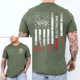 Personalized Patriotic The Code US Electrician US Flag T-shirt Printed KH241688