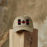 Personalized Canadian Firefighter Flag Custom Name Cap 3D Printed QTVQ241768