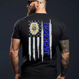 Personalized US Police Badge & Name Police Officer T-shirt Printed KVH241762