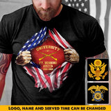 Personalized US University Of Military US Flag T-shirt Printed KVH241810