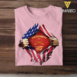 Personalized US University Of Military US Flag T-shirt Printed KVH241810