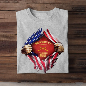 Personalized US University Of Military US Flag T-shirt Printed KVH241810