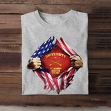 Personalized US University Of Military US Flag T-shirt Printed KVH241810