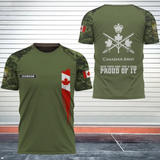 Personalized Canadian Army Been There Done That & Damn Proud Of It Canadian Veteran Camo Logo 3D T-shirt Printed AHVQ241819