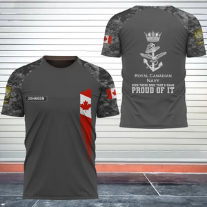 Personalized Canadian Army Been There Done That & Damn Proud Of It Canadian Veteran Camo Logo 3D T-shirt Printed AHVQ241819