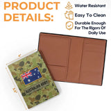 Personalized Australian Army Veteran Rank Camo & Name Passport Holder Printed AHVA241821