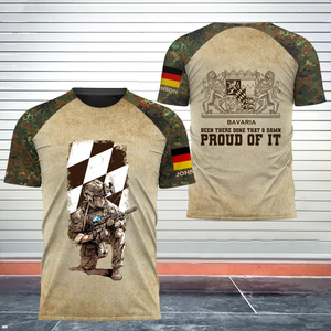 Personalized Bavaria Been There Done That & Damn Proud Of It German Veteran Camo Logo 3D T-shirt Printed AHVQ241827