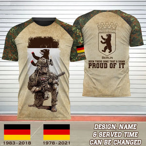 Personalized Berlin Been There Done That & Damn Proud Of It German Veteran Camo Logo 3D T-shirt Printed AHVQ241827