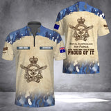 Personalized Australian Army Been There Done That & Damn Proud Of It Half Turtleneck Short Sleeve Polo Printed AHVQ241842