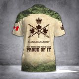 Personalized Canadian Army Been There Done That & Damn Proud Of It Half Turtleneck Short Sleeve Polo Printed AHVQ241842