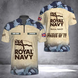Personalized British Army Been There Done That & Damn Proud Of It Half Turtleneck Short Sleeve Polo Printed AHVQ241842