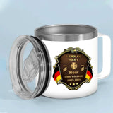 Personalized German Veteran Rank Gold & Service Time Coffee Cup 2D Printed AHHN241864