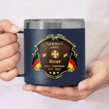 Personalized German Veteran Rank Gold & Service Time Coffee Cup 2D Printed AHHN241864