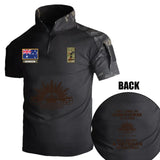 Personalized My Time In Uniform Is Over Australian Army But Being A Veteran Never Ends Australian Veteran Rank Camo Hiking Army Shirt Printed AHVQ241860