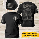 Personalized That Which Doesn't Kill Me US Veteran Custom Name T-shirt Printed QTVA241884