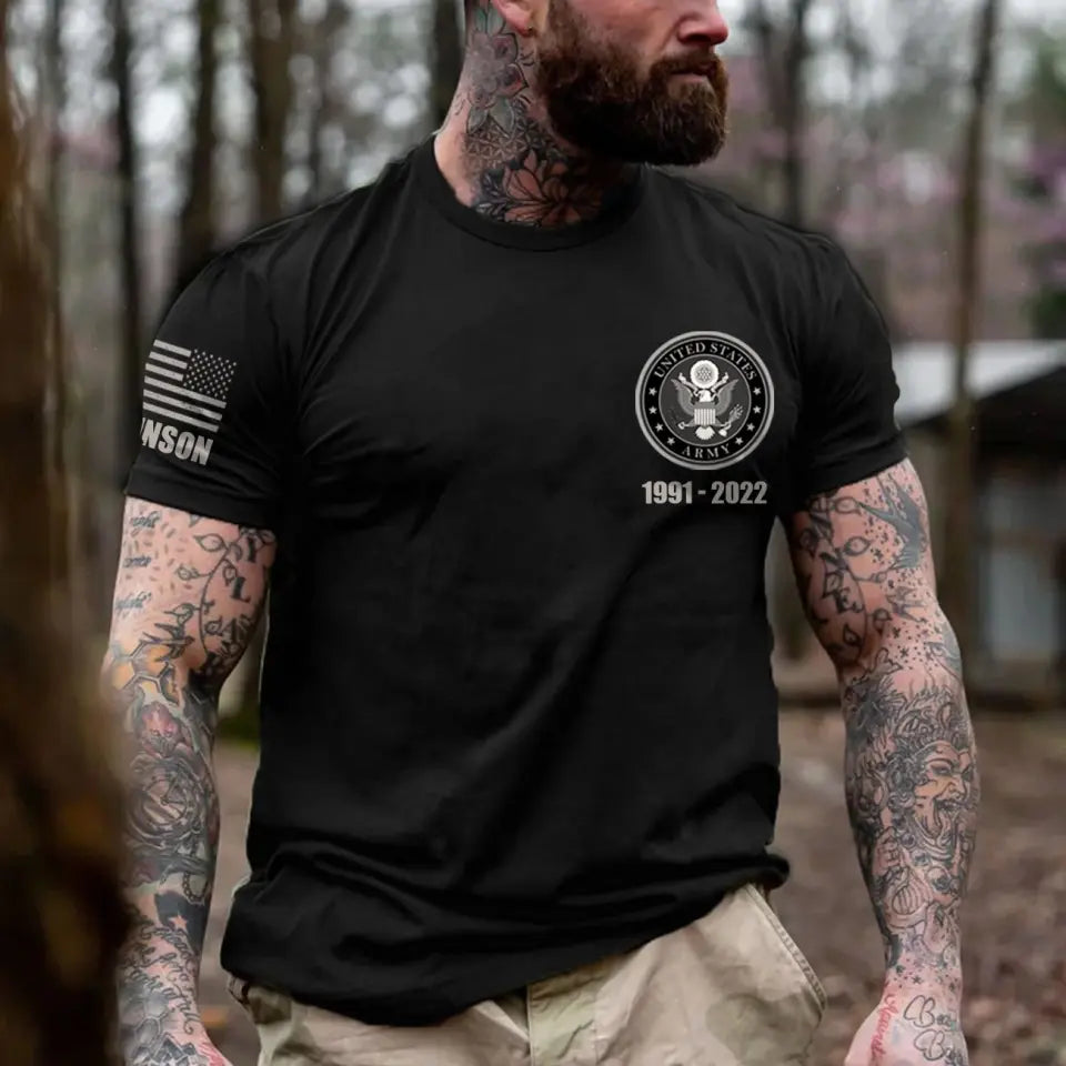 Personalized That Which Doesn't Kill Me US Veteran Custom Name T-shirt Printed QTVA241884