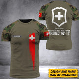 Personalized Swiss Army Veteran Been There Done That & Damn Proud Of It 3D T-shirt Printed AHVQ241894