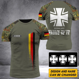 Personalized German Army Veteran Been There Done That & Damn Proud Of It 3D T-shirt Printed AHVQ241894