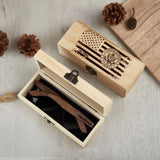 Personalized US Veteran Custom Name US Military Logo Engraved Wooden Sunglasses Printed VQ241903