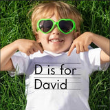 Personalized Alphabet Kid Name Kid T-shirt Printed VQ241921