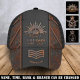 Personalized Australian Army Veteran Logo Custom Rank, Name & Time Cap 3D Printed AHVA241922