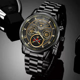 Personalized Canadian Veteran Logo & Rank Gold Custom Name & Time Watch Printed AHVA241926