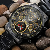 Personalized Canadian Veteran Logo & Rank Gold Custom Name & Time Watch Printed AHVA241926