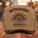 Personalized Australian Army Logo Custom Name & Time Jeff Cap Printed AHVA241929