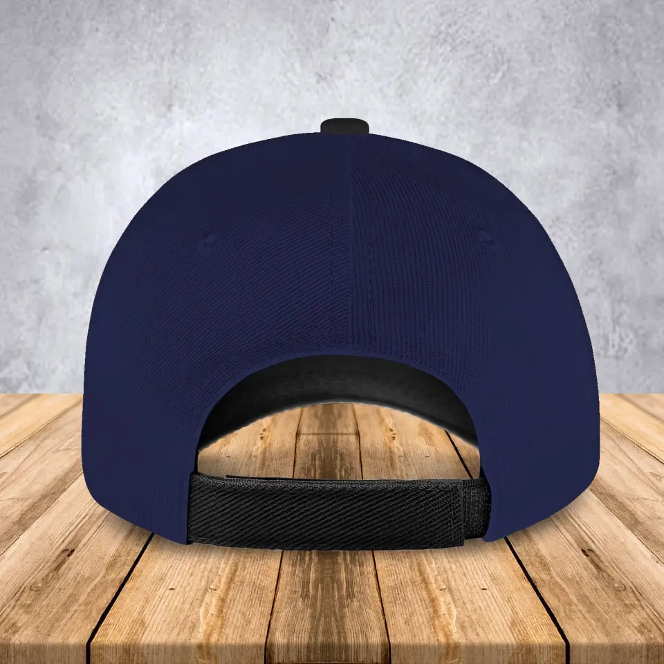 Personalized Never Retired United State Military Logo & Service Time Cap 3D Printed LVA241931