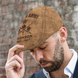 Personalized Canadian Army Logo Custom Name & Time Jeff Cap Printed AHVA241929