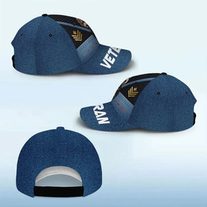 Personalized Canadian Army Veteran Rank Gold This We'll Defend Proundly Served Cap 3D Printed AHVA241936