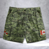 Personalized Canadian Veteran Camo Canadian Military Logo Cargo Short Printed AHVA241937