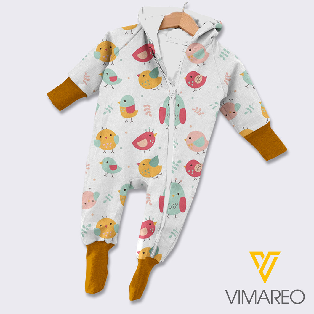 Chicken Baby Sweat Overall CEEFD5