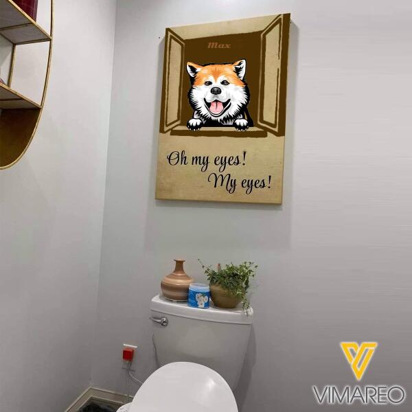 Personalized Dog Canvas Printed JUE-QH11