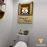 Personalized Dog Canvas Printed JUE-QH11