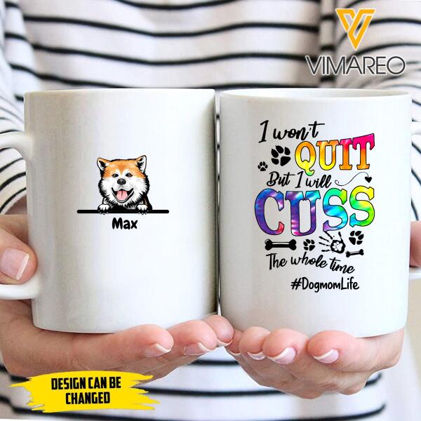 Dog mom life personalized 3D printed mug