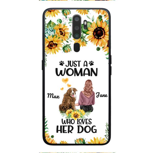 Personalized Woman Love Dog Phone Case Printed JUL-DT01